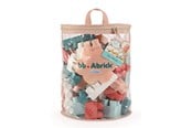 Babylegetøj - Ecoiffier 60 pcs bricks pink bag - BB Abrick - 7933