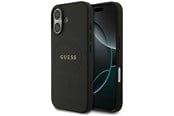 Mobil - Covers & Cases - GUESS Grained Ring MagSafe case for iPhone 17 - black - 3666339490881