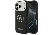 Mobil - Covers & Cases - GUESS Grained Big 4G Classic Logo case for iPhone 17 Pro - black - 3666339518097
