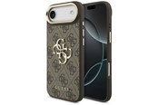 Mobil - Covers & Cases - GUESS 4G Big 4G Classic Logo Case for iPhone Air - Brown and Gold - 3666339521929