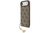 Mobil - Covers & Cases - GUESS 4G Charms Collection MagSafe case for iPhone Air - brown - 3666339525620
