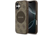 Mobil - Covers & Cases - GUESS 4G Circle Classic Logo MagSafe case for iPhone 17 - brown - 3666339490003
