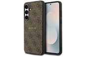 Mobil - Covers & Cases - GUESS 4G Ring Classic Logo MagSafe case for Samsung Galaxy S25 FE - brown - 3666339572167