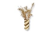 Boligindretning - Simiu - HEART TWIST - Vase - 20 cm - Sand - 5714255019681