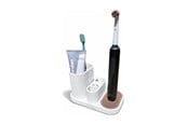 Boligindretning - Simiu - DENTIA - Oral-B Tandbørste Opbevaring - Hvidmarmor/Lerbrun - 5714255019704