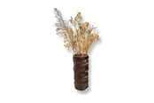 Boligindretning - Simiu - CLAYLA Lamel vase - mokka - 20 cm - 5714255019780