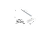 Smart Home - HiluX Troldtekt LED-sæt - 3 x PureLED 60 cm - 3000K - Inkl. 75W TRIAC/Push-driver - 5714255012927