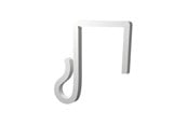 Smart Home - Light Solutions Lyskæde Clips – Til Julelys og Lyskæder på Hegn - 25mm - Hvid - 20 stk - 5714255018653