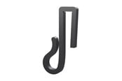 Smart Home - Light Solutions Lyskæde Clips – Til Julelys og Lyskæder på Hegn - 6mm - Sort - 20 stk - 5714255018745