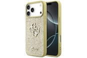 Mobil - Covers & Cases - GUESS Fixed Glitter Big 4G case for iPhone 17 Pro Max - gold - 3666339492205