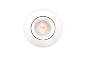 Lamper - Scan Products Luna Quick Install 2.0 Downlight ISO GU10 Mat Hvid 3000K 385lm 5W Dæmpbar IP44 - 10151