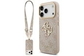 Mobil - Covers & Cases - GUESS 4G Big 4G Classic Logo Big Strap Metal Buttons Case for iPhone 17 Pro - Pink - 3666339488888