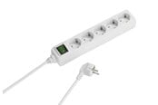 Afbrydermateriel - Vivanco 5-Power socket grounded with on/off switch 1.4m - 27016