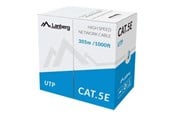 Netværkskabel - Lanberg bulk cable - 305 m - yellow RAL 1028 - Gul - LCU5-10CC-0305-Y