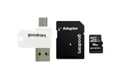 Hukommelseskort - GOODRAM microSD/SD + Card Reader M1A4 - 100MB/s - 16GB - M1A4-0160R12