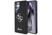 Mobil - Covers & Cases - GUESS Fixed Glitter Big 4G Metal Logo case for Samsung Galaxy S25 Ultra black - 3666339441685