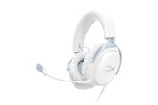 Hovedtelefoner/headset - HyperX Cloud III - Gaming Headset (White/Blue) - DF7F1AA