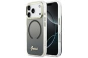 Mobil - Covers & Cases - GUESS IML Gradient Script Metal MagSafe Case for iPhone 17 Pro - Black - 3666339588144