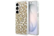 Mobil - Covers & Cases - GUESS IML Leopard Print Triangle MagSafe Case for Samsung Galaxy S26 - Brown - 3666339613907