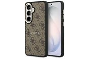 Mobil - Covers & Cases - GUESS 4G Embossed Ring MagSafe case for Samsung Galaxy S26 - brown - 3666339613181