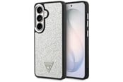 Mobil - Covers & Cases - GUESS Fixed Glitter Triangle MagSafe case for Samsung Galaxy S26 - silver - 3666339613549