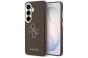 Mobil - Covers & Cases - GUESS Grained Big 4G Metal Logo Case for Samsung Galaxy S26+ - Brown - 3666339612955