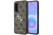 Mobil - Covers & Cases - GUESS Leather 4G Metal Logo Case for Samsung Galaxy A57 5G - Brown - 3666339620981