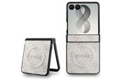 Mobil - Covers & Cases - GUESS 4G Classic MagSafe Case for Samsung Galaxy Z Flip 8 - Pink - 3666339662707