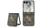 Mobil - Covers & Cases - GUESS Big 4G Logo Case for Samsung Galaxy Z Flip 8 - Brown - 3666339662769
