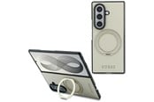 Mobil - Covers & Cases - GUESS Magnetic Ring Stand Grained Classic Logo MagSafe case for Samsung Galaxy Z Fold 8 Ultra - beige - 3666339662806