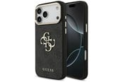 Mobil - Covers & Cases - GUESS 4G Big 4G Classic Logo Case for iPhone 17 Pro Max / 18 Pro Max - Black and Gold - 3666339650995