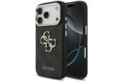 Mobil - Covers & Cases - GUESS 4G Big 4G Classic Logo Case for iPhone 17 Pro / 18 Pro - Black and Gold - 3666339650988