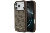 Mobil - Covers & Cases - GUESS 4G Classic Case for iPhone 17 Pro / 18 Pro - Brown - 3666339673475