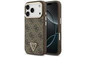 Mobil - Covers & Cases - GUESS 4G Triangle Logo MagSafe Case for iPhone 17 Pro / 18 Pro - Brown - 3666339676872