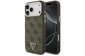 Mobil - Covers & Cases - GUESS 4G Triangle Logo MagSafe Case for iPhone 17 Pro Max / 18 Pro Max - Brown - 3666339676889