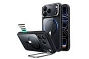 Mobil - Covers & Cases - ESR Classic Hybrid Kickstand MagSafe Case for iPhone 18 Pro / 17 Pro - Clear Black - 4894240303429