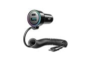 Elbil ladere - SiGN 90W 3-in-1 Fast Car Charger with USB-C Cable - SN-CL07