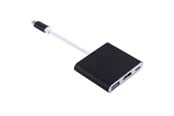 Skærmkabel - SiGN Adapter USB-C to HDMI - USB-A - USB-C - Black - PC0849B