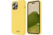 Mobil - Covers & Cases - SiGN Liquid Silicone Case for iPhone 14 Pro Max - Yellow - SN-SIL14PMGul