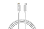 USB kabel - SiGN USB-C to Lightning Cable 2.1A - 2m - White - SN-2W