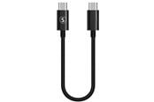 USB kabel - SiGN Fast Charging Cable USB-C to USB-C 60W - 3A - PD - 0.25m - Black - SNCAB-USBC25B