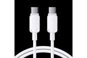 USB kabel - SiGN 100W USB-C to USB-C Cable - 2 meters - White | Fast Charging - SN-CC200W