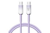 USB kabel - SiGN Dynamic Series USB-C to USB-C Cable 60W - 1m - Purple - SN-D-PURPLECC1M