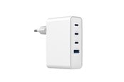 Mobil - Adaptere & Opladere - SiGN Fast Charger 100W GaN 3xUSB-C / 1x USB-A - White - A2208-01