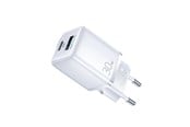 Mobil - Adaptere & Opladere - SiGN Mini Quick Charger USB & USB-C - PD & Q.C3.0 - 3A - 30W - White - SN-QP303