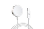 Smartwatch - Tilbehør - SiGN Magnetic Wireless Charger MagSafe USB-C for Apple Watch - 2.5W - 1.2m - White - SN-IW004