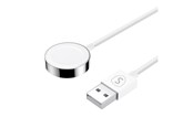 Smartwatch - Tilbehør - SiGN Magnetic Wireless Charger MagSafe for Apple Watch - 2.5W - 3A - 1.2m - White - SN-IW001S
