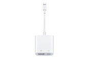 USB kabel - SiGN Lightning & USB Camera Adapter 5V - 1A - White - SN-IPLH2i1CAM