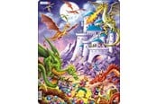 Puslespil - Larsen Puzzles Puslespil Drager - 50 brikker, Maxi (36.5x28.5 cm) - US17