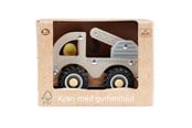 Legetøjsbil - Impulse Toys Kran m/gummihjul i træ - 6930021